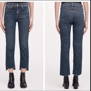 Rag & Bone Ryan Crop in 10 Inch Stove Pipe